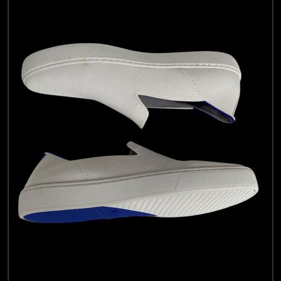 Rothy’s The Original Slip On Sneaker White Washable Comfort Shoe 10.5 EUC - Picture 5 of 9